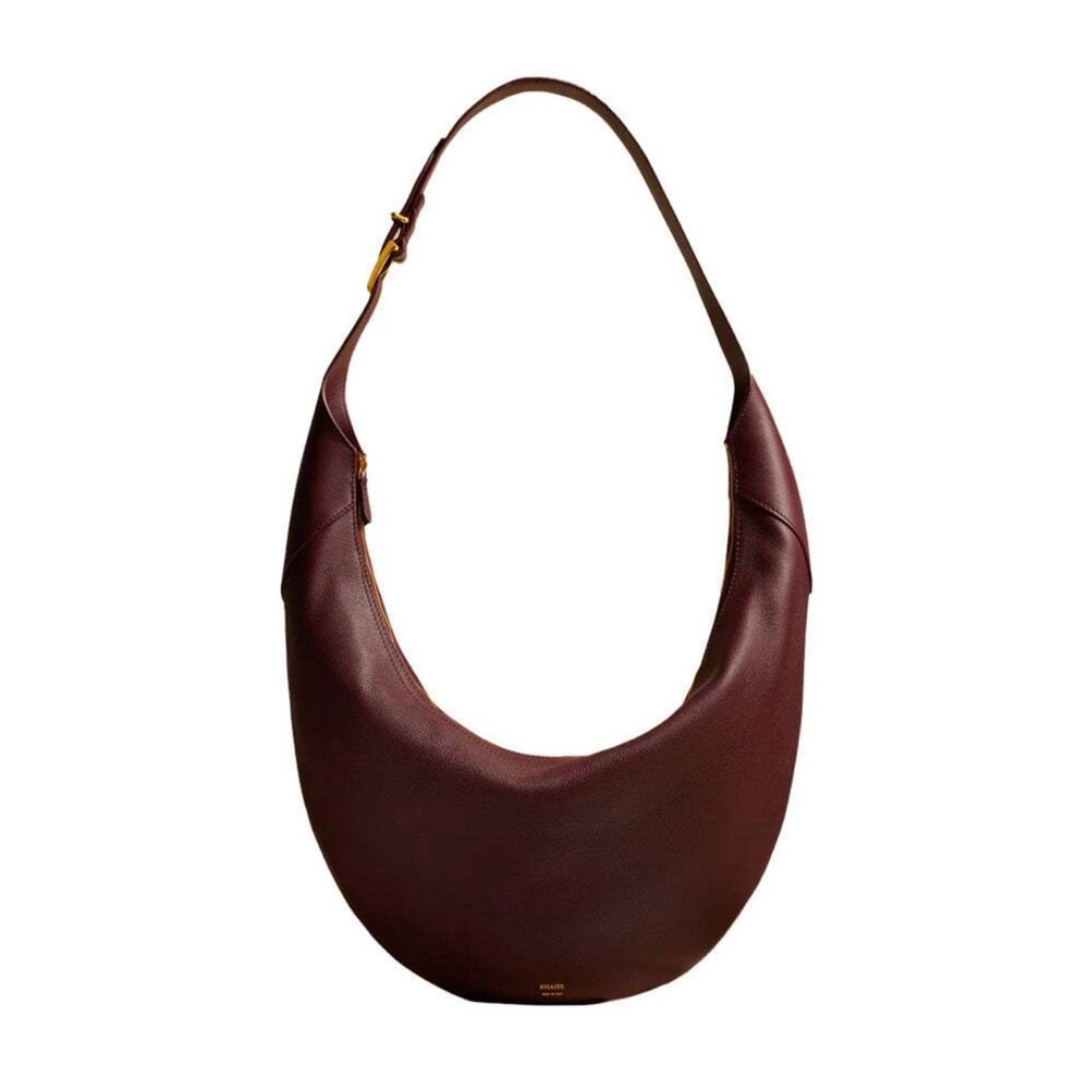 KHAITE - August Hobo Bag in Burgundy - Picture 1 of 5